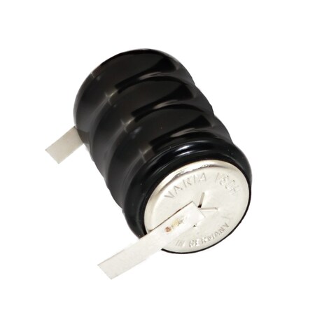 Exell Battery 4/V80H 4.8V 80mAh Battery with Tabs 55608304015 for electricity meter, RTC, MBU 4/V80H-WT